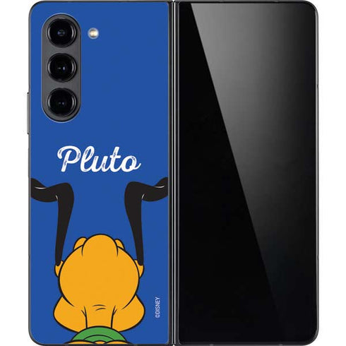 Disney Friends Pluto Backwards Galaxy Z Fold5 5G Skin